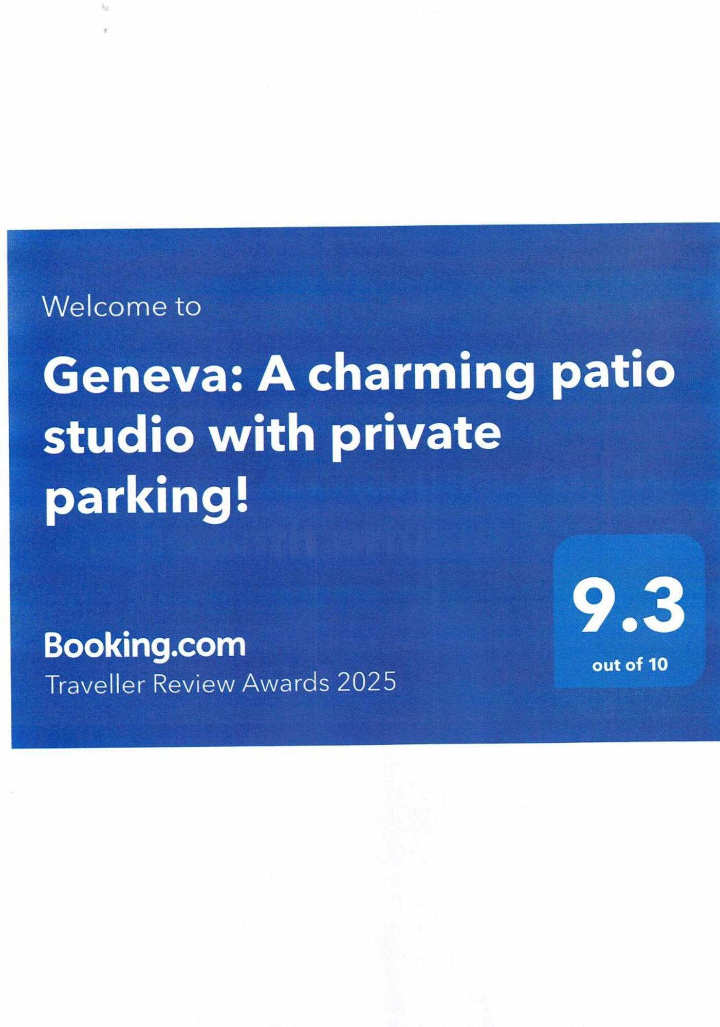 Apartament Geneva: A Charming Patio With Private Parking! *
